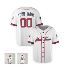 Dthcustom Women Atlanta Braves Alternate Home Custom Baseball Jersey Sublimation Printing