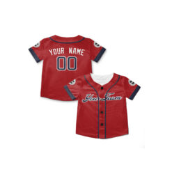 Dthcustom Kids Atlanta Braves Alternate Limited Custom Baseball Jersey Sublimation Printing