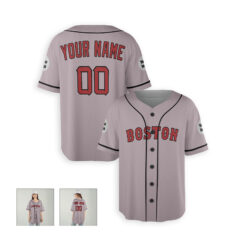 Dthcustom Women Boston Red Sox Away Limited Player Custom Baseball Jersey Sublimation Printing