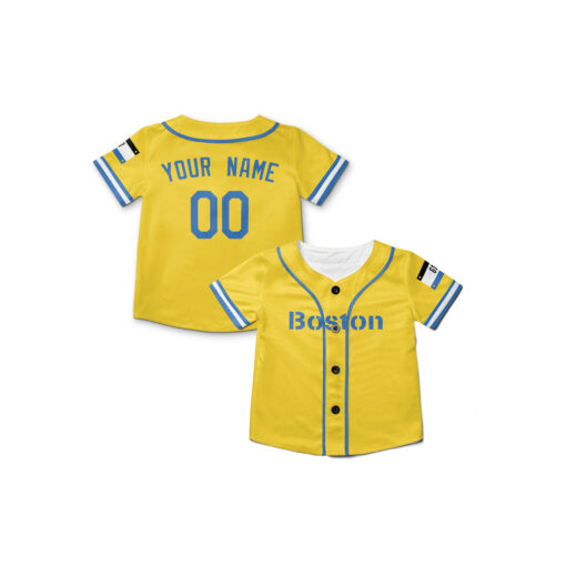 Dthcustom Kids Boston Red Sox City Connect Custom Baseball Jersey Sublimation Printing