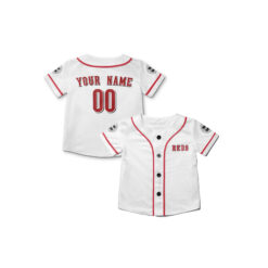 Dthcustom Kids Cincinnati Reds Home Custom Baseball Jersey Sublimation Printing