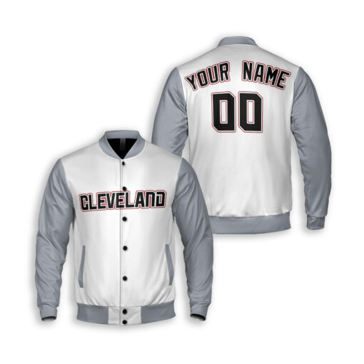 Dthcustom Unisex Cleveland Guardians Road Limited Custom Baseball Jacket Sublimation Printing