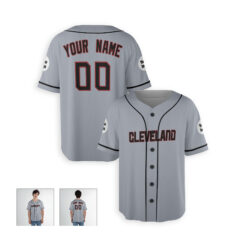 Dthcustom Men Cleveland Guardians Road Limited Custom Baseball Jersey Sublimation Printing