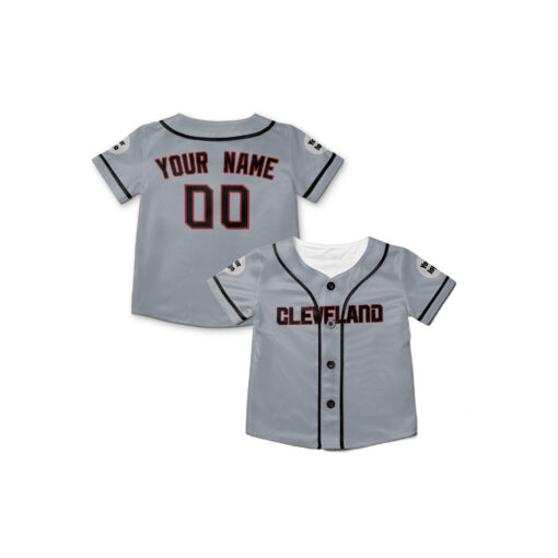 Dthcustom Kids Cleveland Guardians Road Limited Custom Baseball Jersey Sublimation Printing