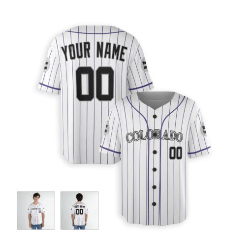 Dthcustom Men Colorado Rockies 2024 World Tour Mexico City Series Home Limited Player Custom Baseball Jersey Sublimation Printing