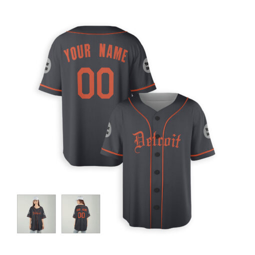 Dthcustom Women Detroit Tigers Alternate Limited Custom Baseball Jersey Sublimation Printing