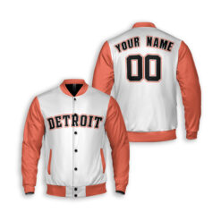 Dthcustom Unisex Detroit Tigers Cooperstown Collection Mesh Batting Practice Button-Up Custom Baseball Jacket Sublimation Printing