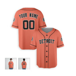 Dthcustom Men Detroit Tigers Cooperstown Collection Mesh Batting Practice Button-Up Custom Baseball Jersey Sublimation Printing