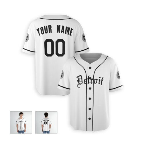 Dthcustom Men Detroit Tigers Home Player Custom Baseball Jersey Sublimation Printing