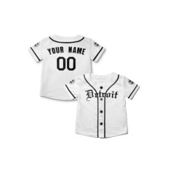 Dthcustom Kids Detroit Tigers Home Player Custom Baseball Jersey Sublimation Printing