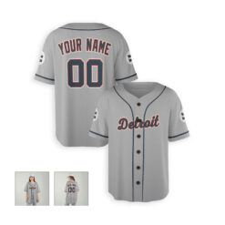 Dthcustom Women Detroit Tigers Road Custom Baseball Jersey Sublimation Printing