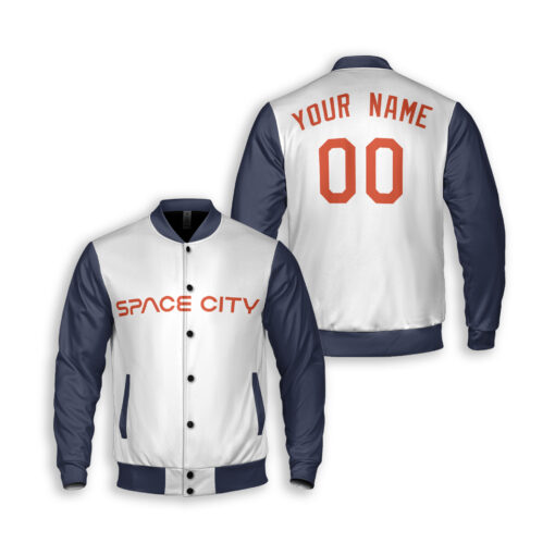 Dthcustom Unisex Houston Astros City Connect Custom Baseball Jacket Sublimation Printing