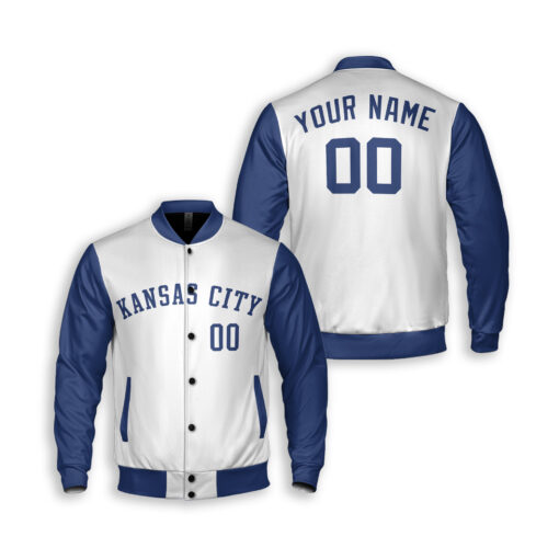 Dthcustom Unisex Kansas City Royals Alternate Limited Custom Baseball Jacket Sublimation Printing