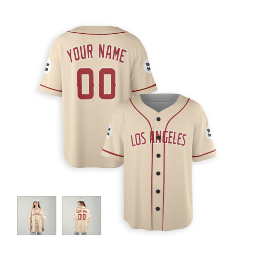 Dthcustom Women Los Angeles Angels City Connect Custom Baseball Jersey Sublimation Printing