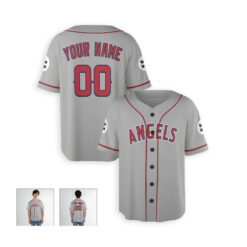 Dthcustom Men Los Angeles Angels Road Player Name Custom Baseball Jersey Sublimation Printing