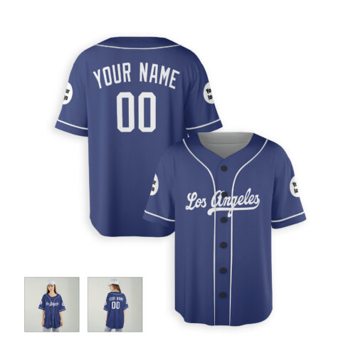 Dthcustom Women Los Angeles Dodgers City Connect Custom Baseball Jersey Sublimation Printing