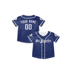 Dthcustom Kids Los Angeles Dodgers City Connect Custom Baseball Jersey Sublimation Printing