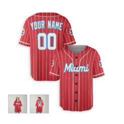 Dthcustom Women Miami Marlins City Connect Team Custom Baseball Jersey Sublimation Printing