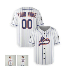 Dthcustom Women New York Mets Home Custom Baseball Jersey Sublimation Printing