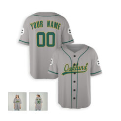 Dthcustom Women Oakland Athletics Away Limited Custom Baseball Jersey Sublimation Printing