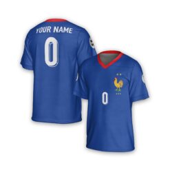 Dthcustom France Custom Home Jersey Euro 2024