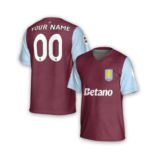 Dthcustom Aston Villa 2024/25 Custom Home Jersey