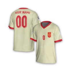 Dthcustom Spain Custom Away Jersey Euro 2024