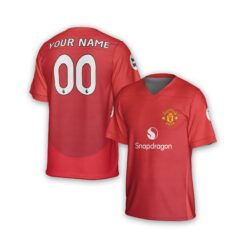 Dthcustom Manchester United 2024/25 Custom Home Jersey