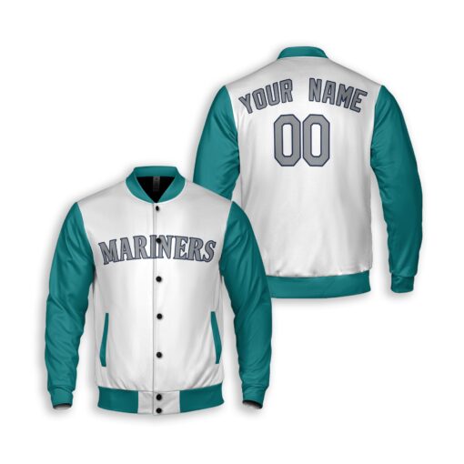 Dthcustom Unisex Seattle Mariners Alternate Custom Baseball Jacket Sublimation Printing