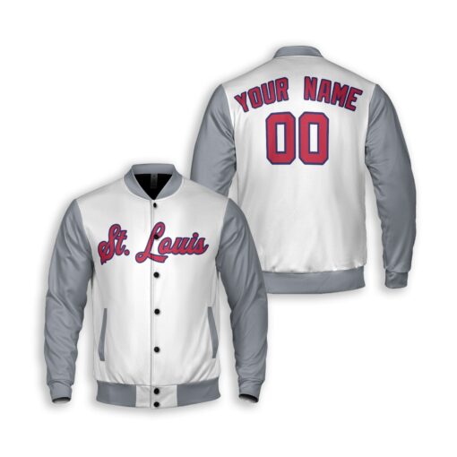 Dthcustom Unisex St. Louis Cardinals Away Custom Baseball Jacket Sublimation Printing