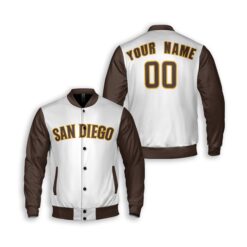 Dthcustom Unisex San Diego Padres Alternate Custom Baseball Jacket Sublimation Printing