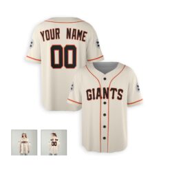 Dthcustom Women San Francisco Giants Home Player Name Custom Baseball Jersey Sublimation Printing