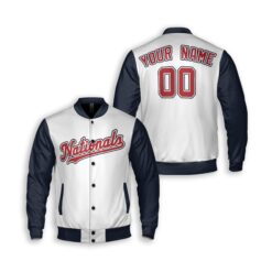 Dthcustom Unisex Washington Nationals Alternate Custom Baseball Jacket Sublimation Printing