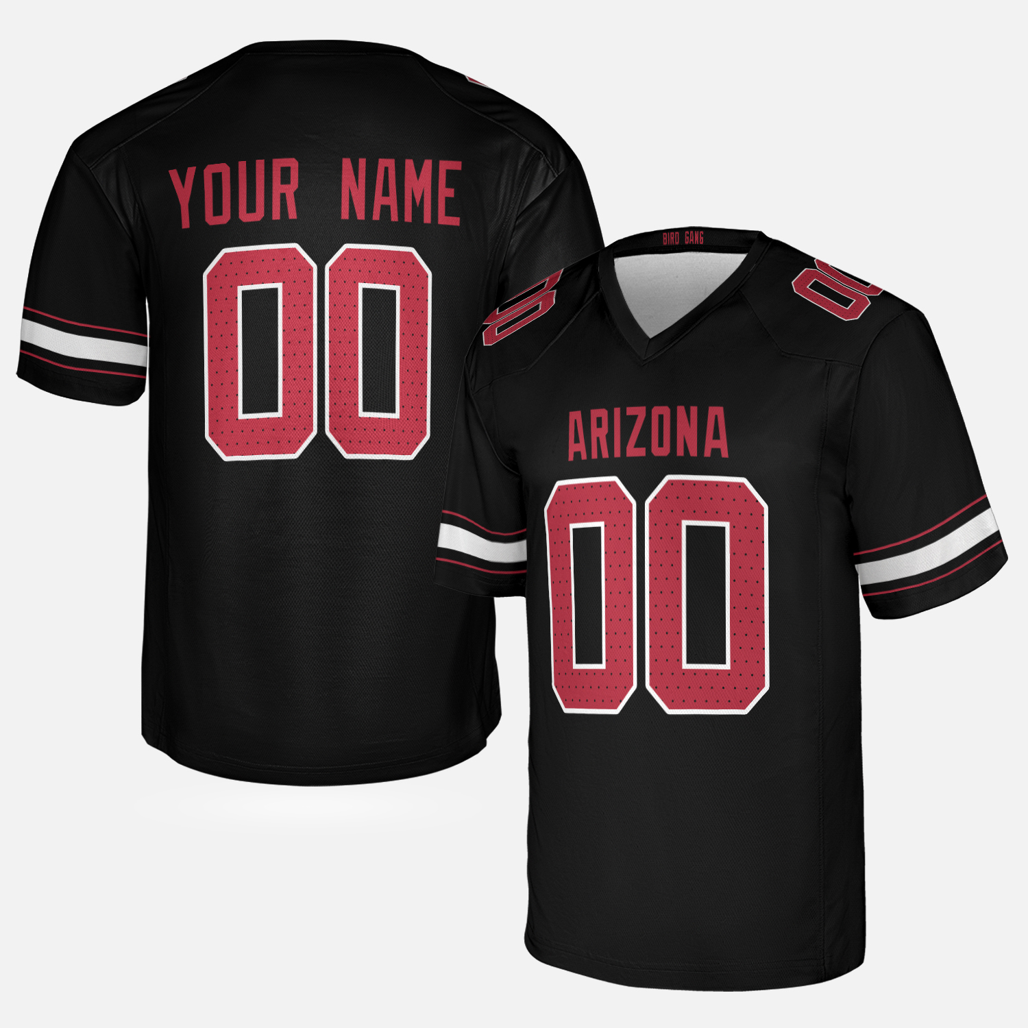 Personalized Arizona Cardinals Jersey, Black, Alternate, Game Custom Jersey, Custom Football Jersey Printing - Unisex