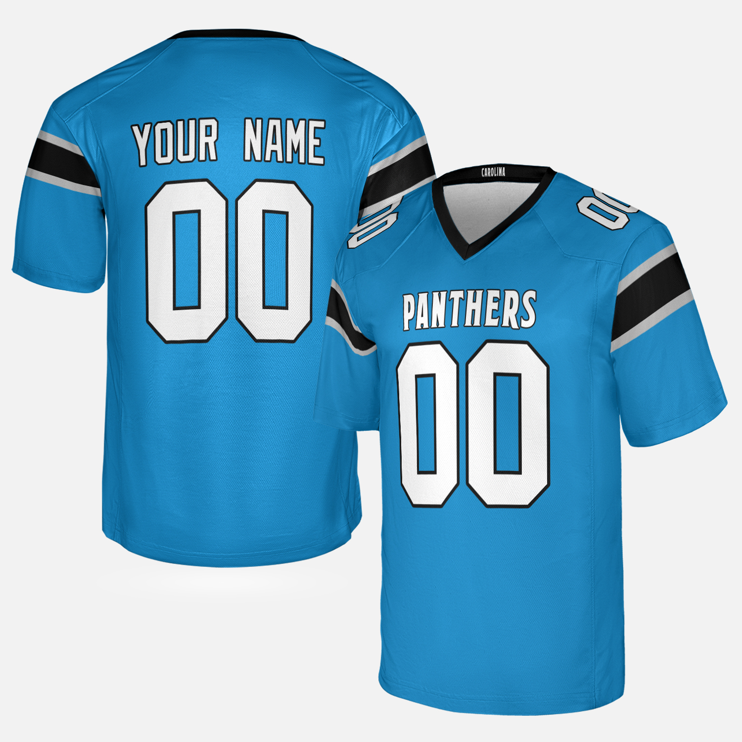 Personalized Carolina Panthers Jersey, Blue, Alternate, Game Custom Jersey, Custom Football Jersey Printing - Unisex