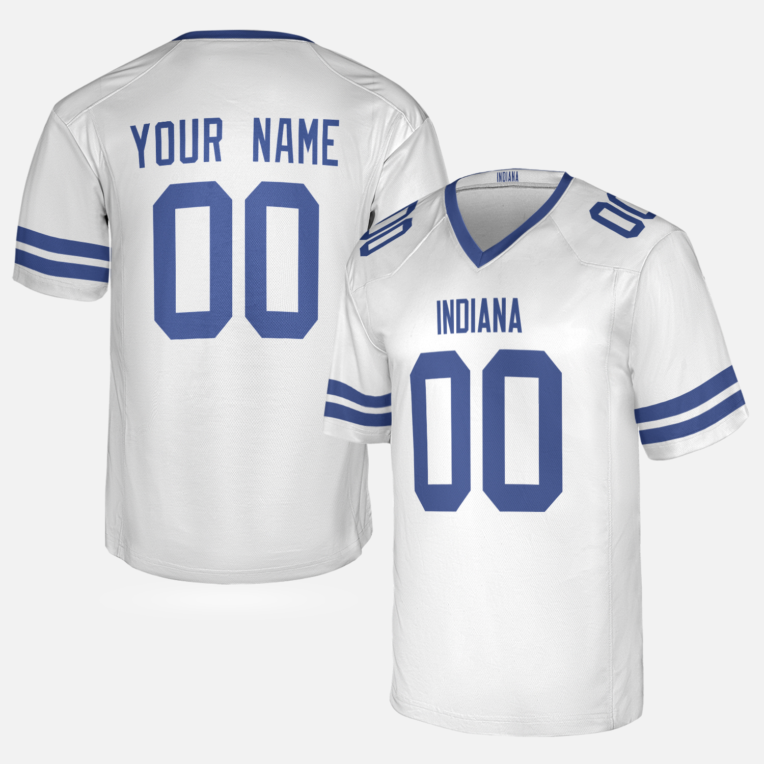 Personalized Indianapolis Colts Jersey, White, Game Custom Jersey, Custom Football Jersey Printing - Unisex