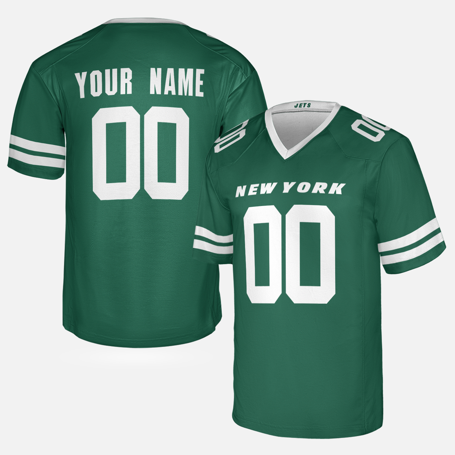 Personalized New York Jets Jersey, Legacy Green, Game Custom Jersey, Custom Football Jersey Printing - Unisex